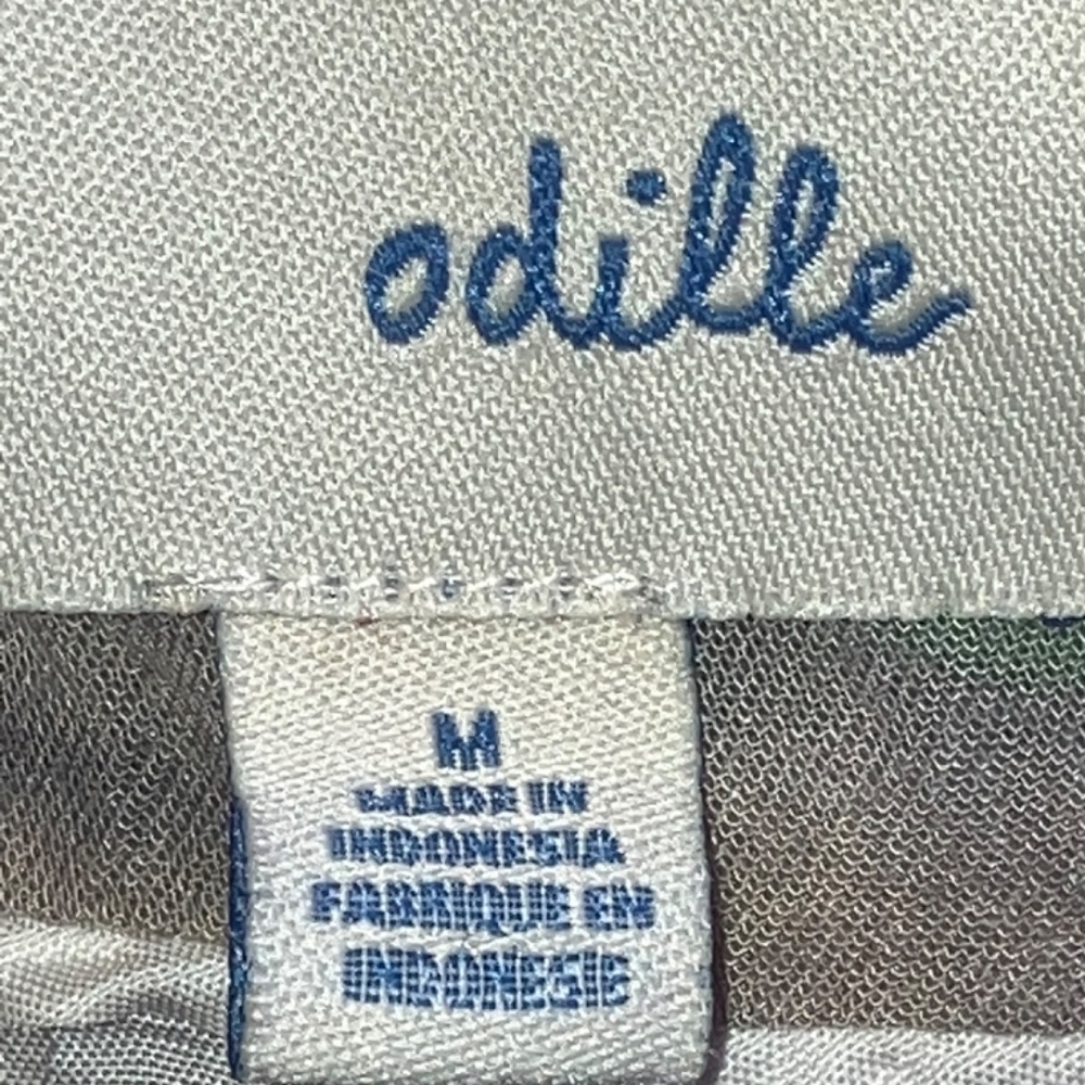 Odille gray, navy and sage, summer dress - Picture 8 of 9